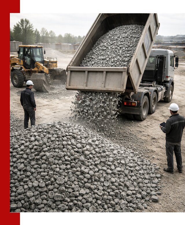 Доставка гранитного щебня фракции 20-40 в Учалах