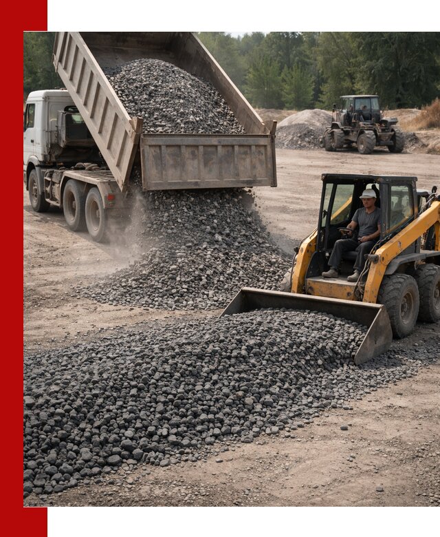 Гранитный щебень фракция 40-70 с доставкой в Учалах