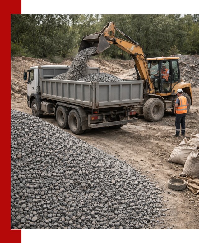 Доставка гравийного щебня в Учалах оптом и в розницу