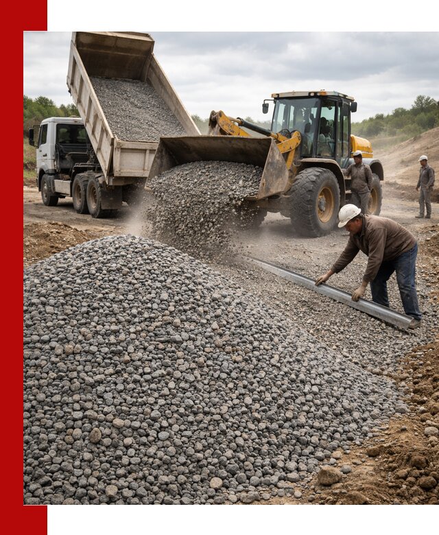 Гравийный щебень фракция 5-20 с доставкой в Учалах