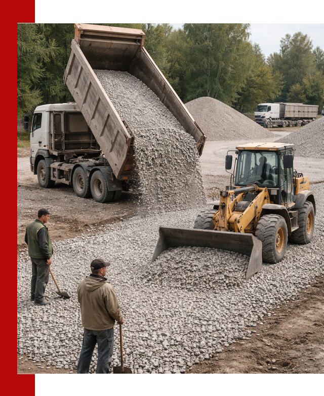 Купить гравийный щебень фракция 20-40 в Учалах с доставкой