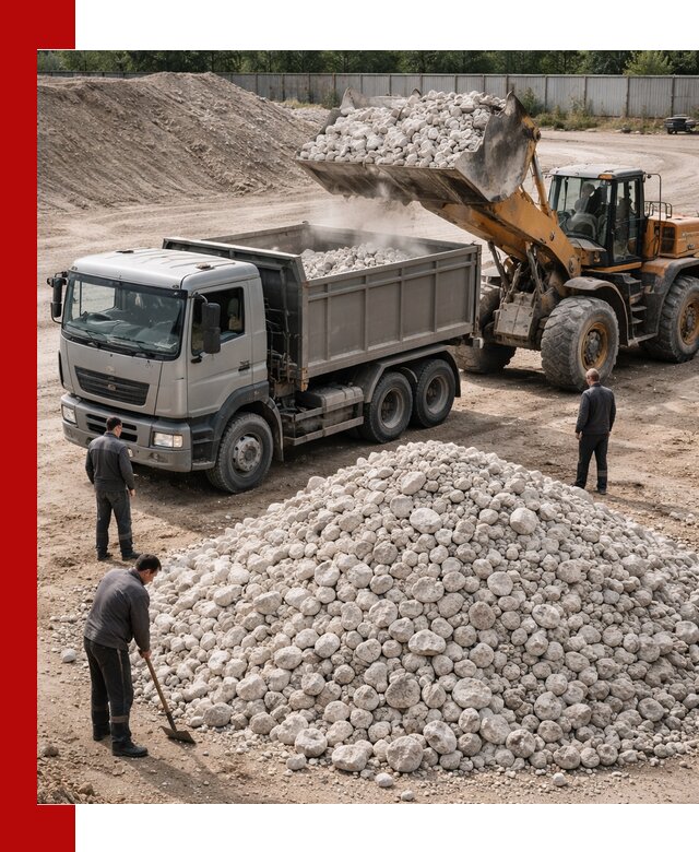 Известняковый щебень фракция 70–150 с доставкой в Учалах