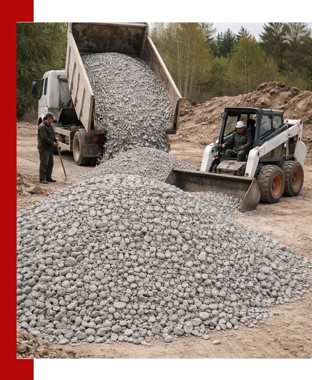 Доставка доломитового щебня в Учалах напрямую от карьера