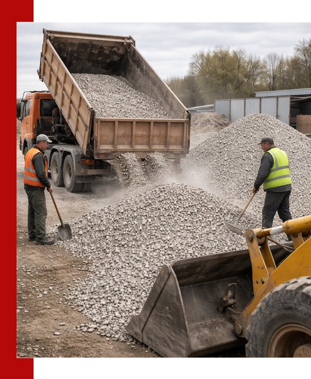 Доломитовый щебень фракции 5-20 с доставкой в Учалах