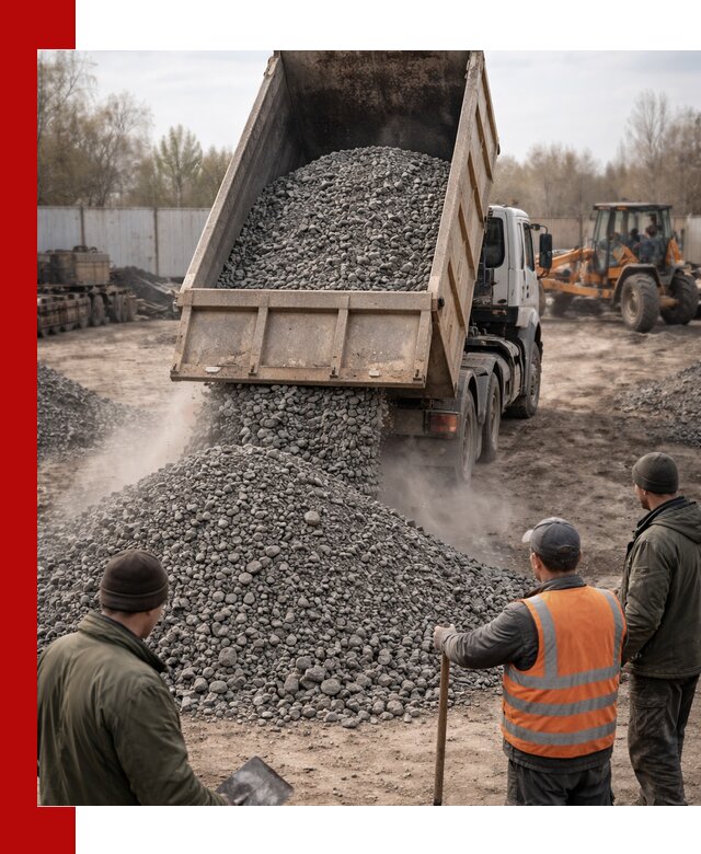 Доставка шлакового щебня в удобные сроки по выгодной цене в Учалах