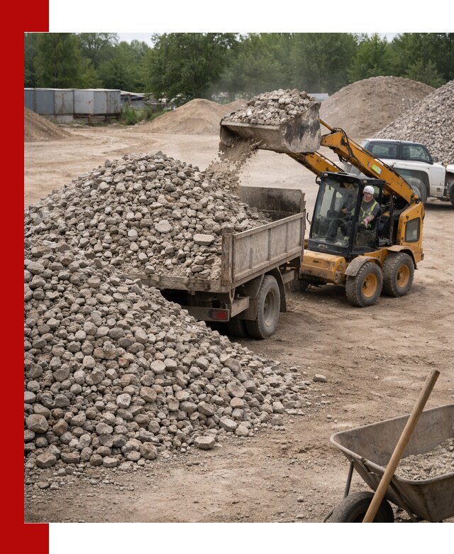 Доставка вторичного щебня в Учалах для строительных работ