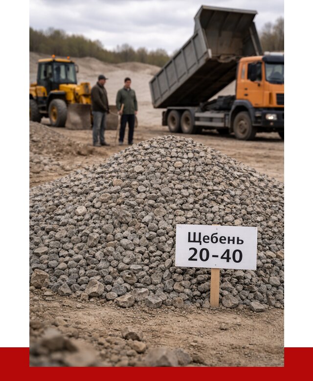 Бетонный щебень фракция 20-40 в Учалах от 2491 р. | ПРОНЕРУДЧлы