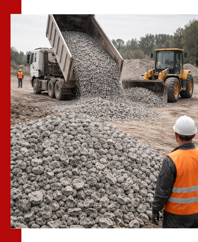 Доставка бетонного щебня фракции 20-40 в Учалах