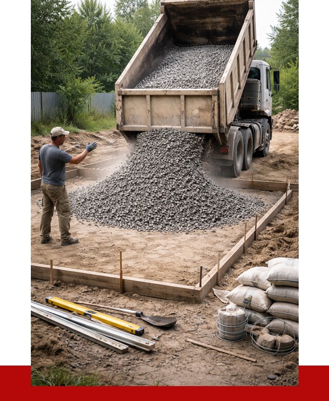 Купить щебень для фундамента в Учалах от 4575 р. | ПРОНЕРУДЧлы
