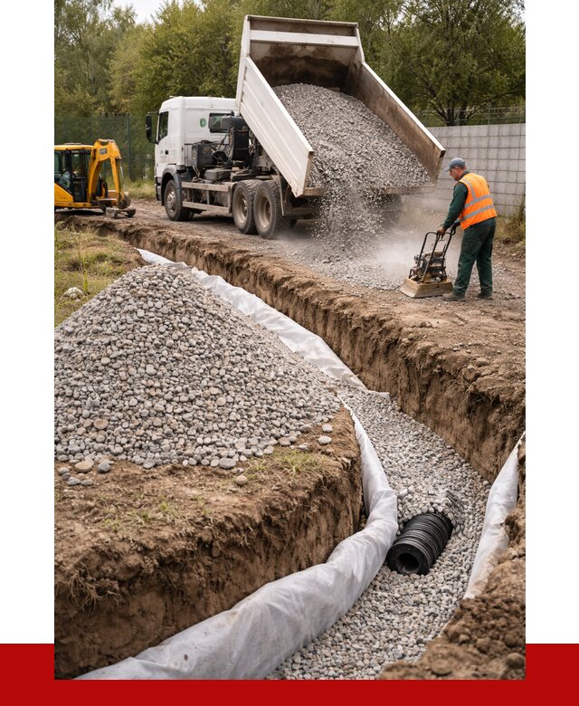 Щебень для дренажа в Учалах от 1881 р., ПРОНЕРУДЧлы доставка