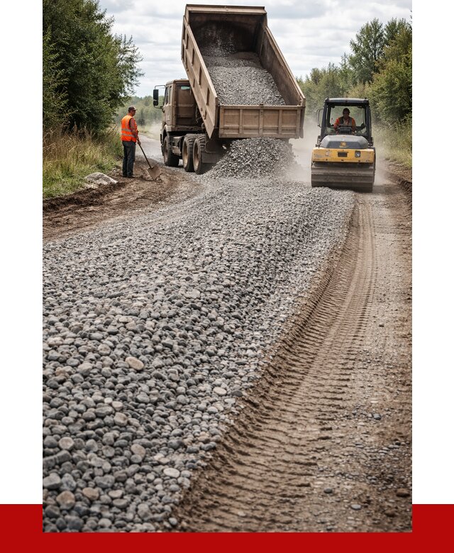 Щебень для отсыпки дороги в Учалах от 2745 р. ПРОНЕРУДЧлы