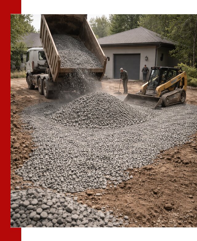 Щебень для парковки в Учалах: доставка и укладка качественного материала