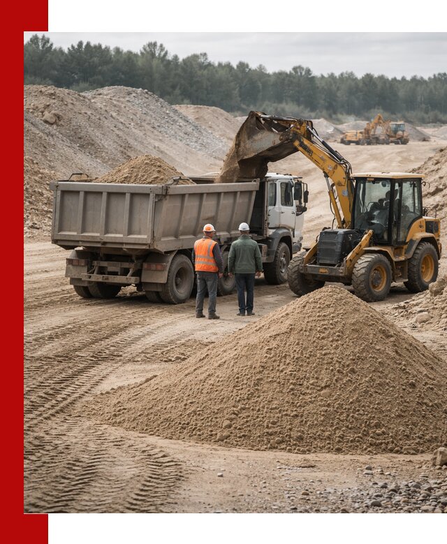 Карьерный среднезернистый песок с доставкой в Учалах