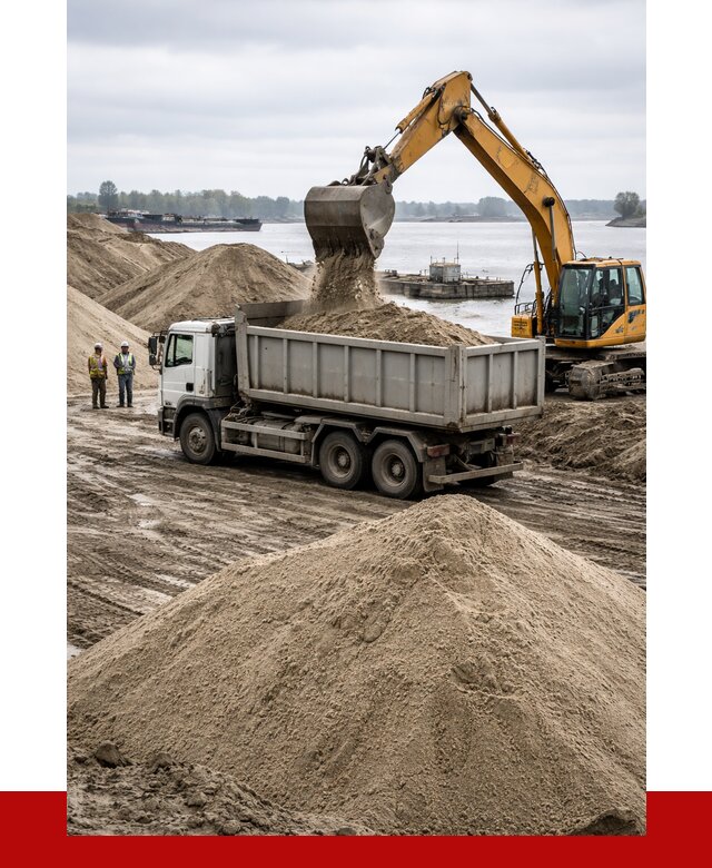 Купить речной песок навалом в Учалах от 1830 р., ПРОНЕРУДЧлы