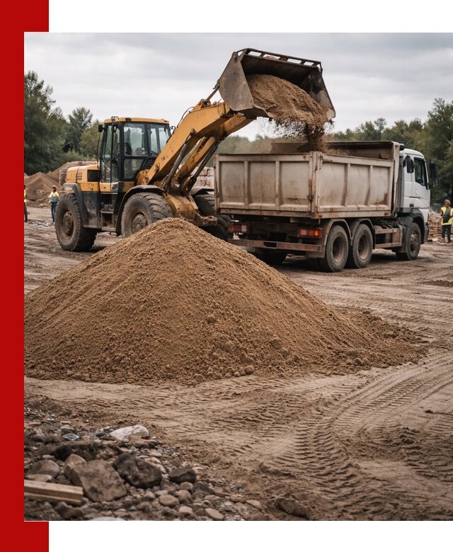 Доставка речного песка навалом в Учалах быстро и выгодно