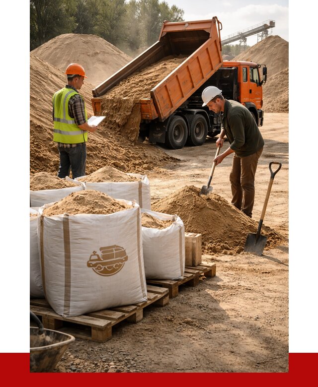 Строительный песок в Учалах от 2237 р. с доставкой, ПРОНЕРУДЧлы