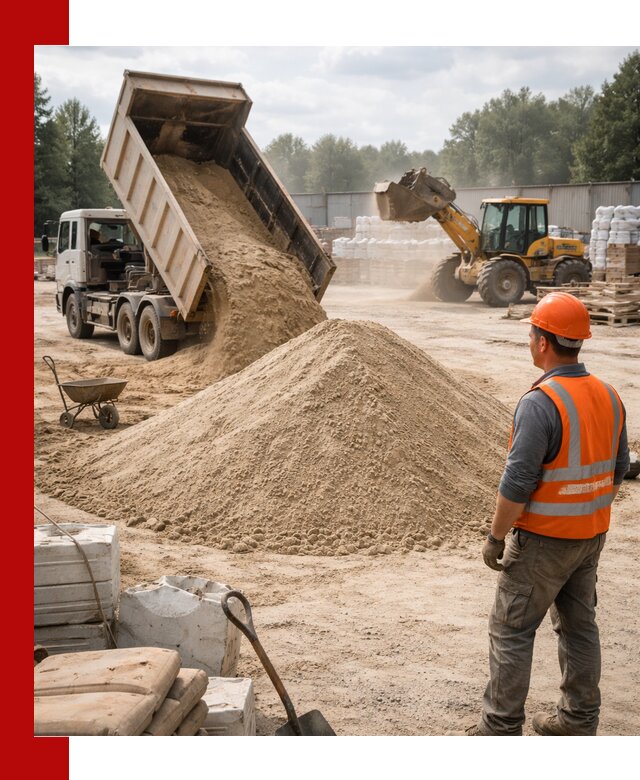 Доставка строительного песка с самосвалом в Учалах