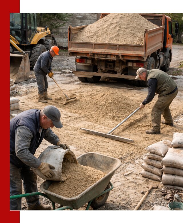 Поставка песка для стяжки в Учалах с быстрой доставкой