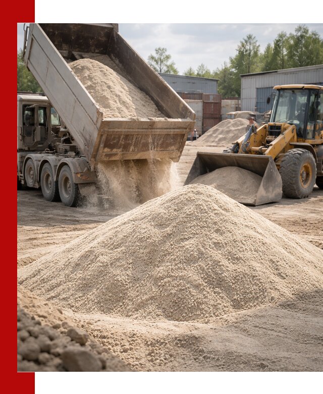 Кварцевый песок с доставкой в Учалах для строительных работ