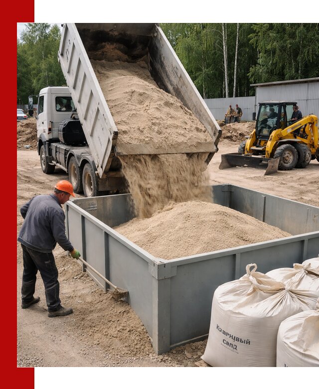 Кварцевый песок для фильтра в Учалах — доставка и качество