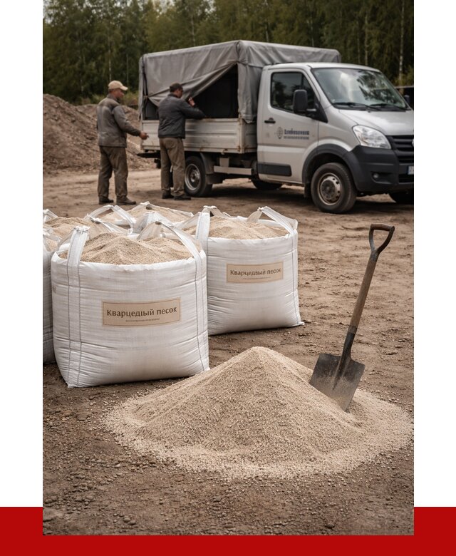 Кварцевый песок для пескоструя в Учалах от 4575 р. | ПРОНЕРУДЧлы