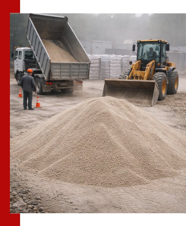 Кварцевый песок фракция 0–8 для стройработ в Учалах