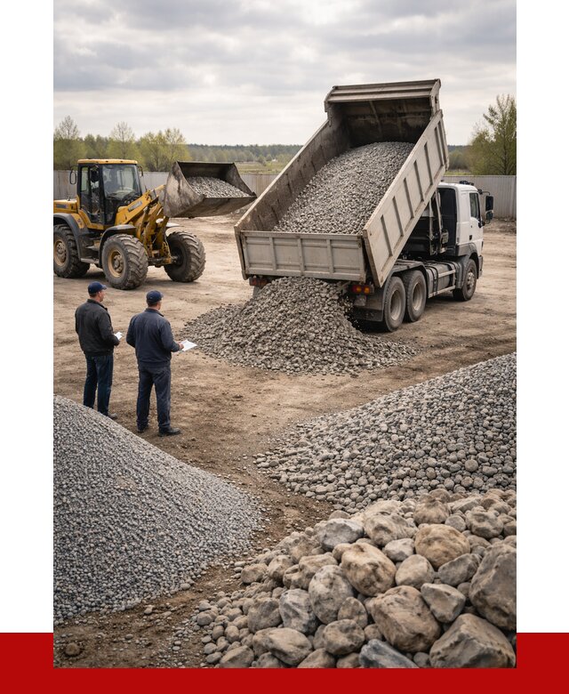 Гравий и камень с доставкой в Учалах от 4270 р. - ПРОНЕРУДЧлы