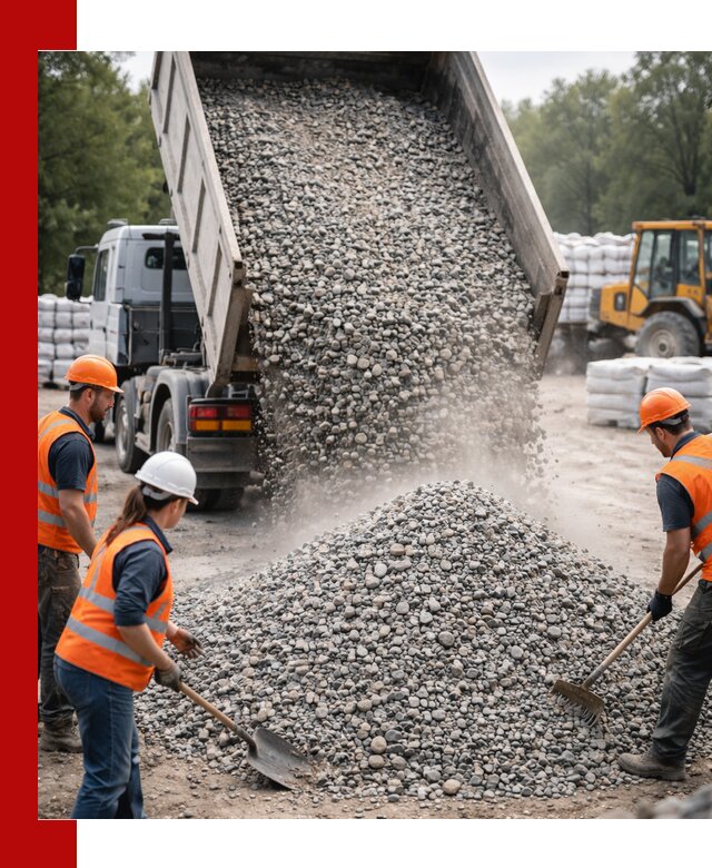 Доставка гравия и камня в Учалах оптом и в розницу