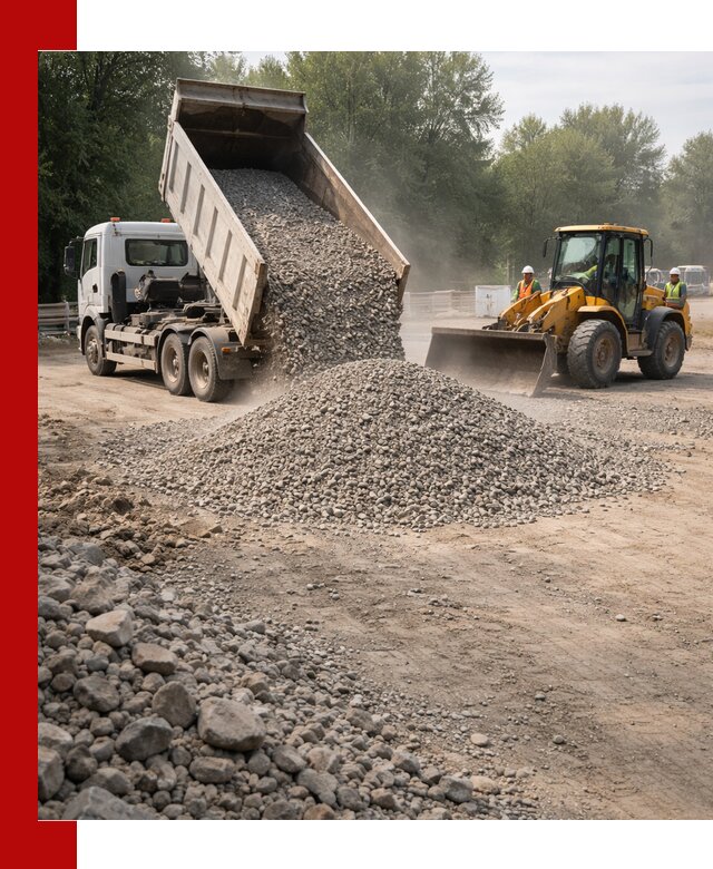 Гравий фракция 5–20 доставка в Учалах оптом и в розницу