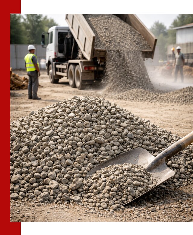 Доставка гравия фракции 20-40 в Учалах с самосвалами