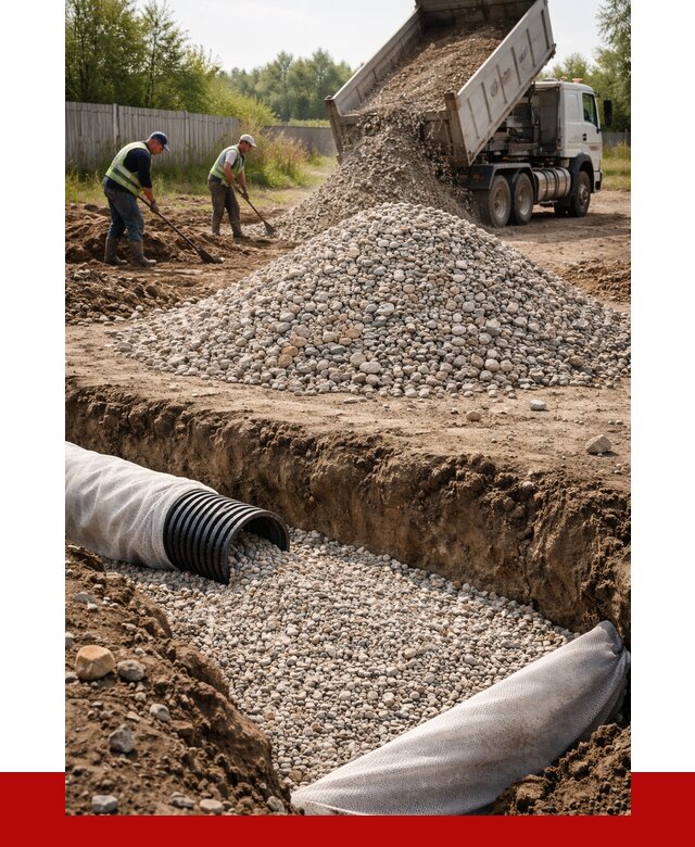 Гравий для дренажа в Учалах от 2237 р., доставка ПРОНЕРУДЧлы