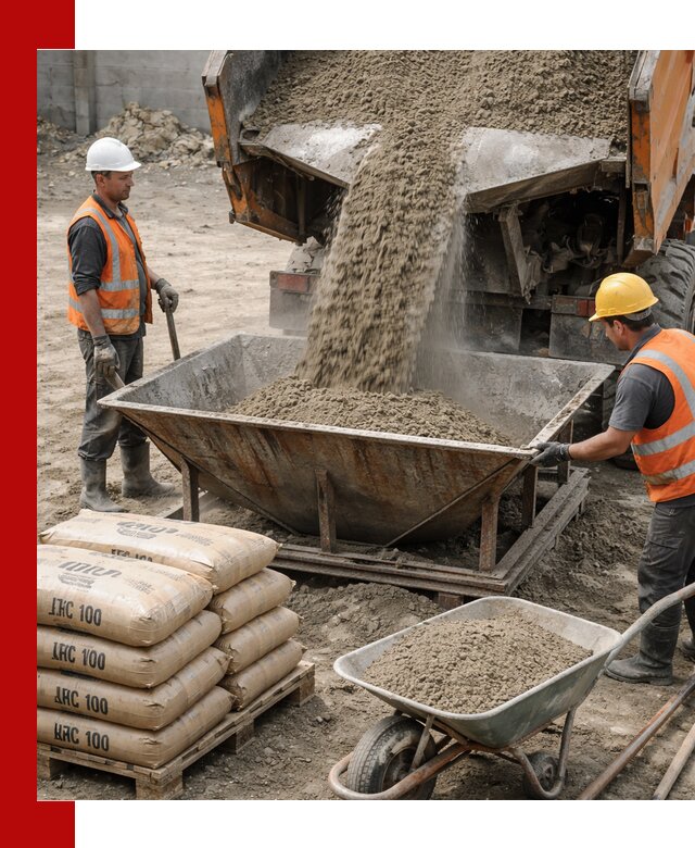 Доставка цементно-песчаной смеси М100 в Учалах