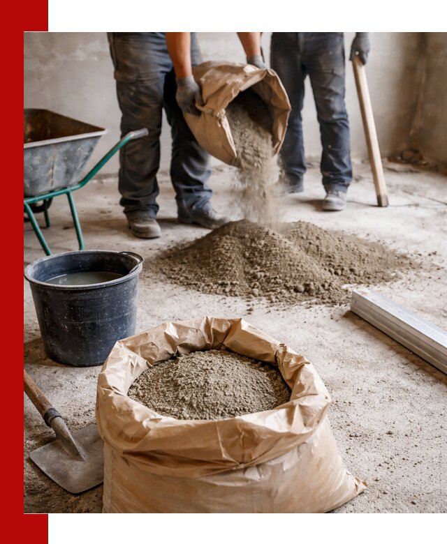 Доставка сухой смеси для стяжки в Учалах