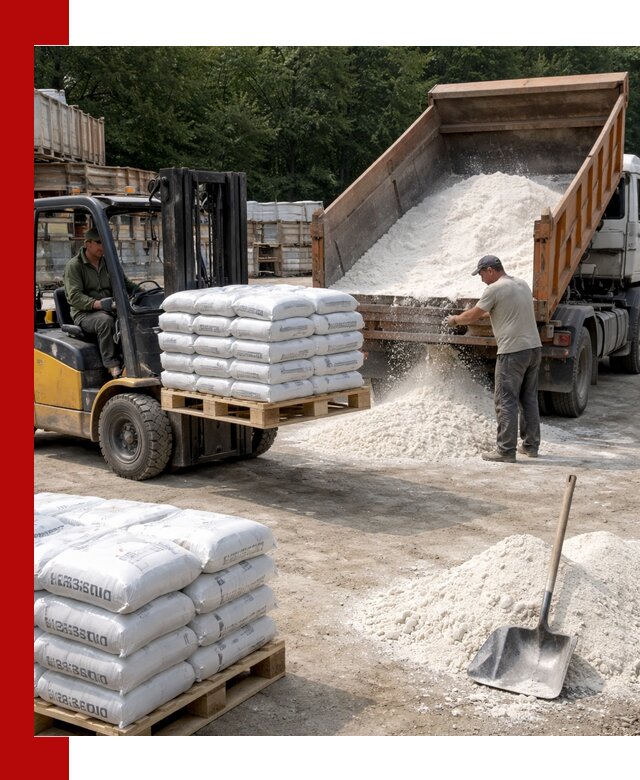 Доставка строительной извести оптом и в розницу в Учалах