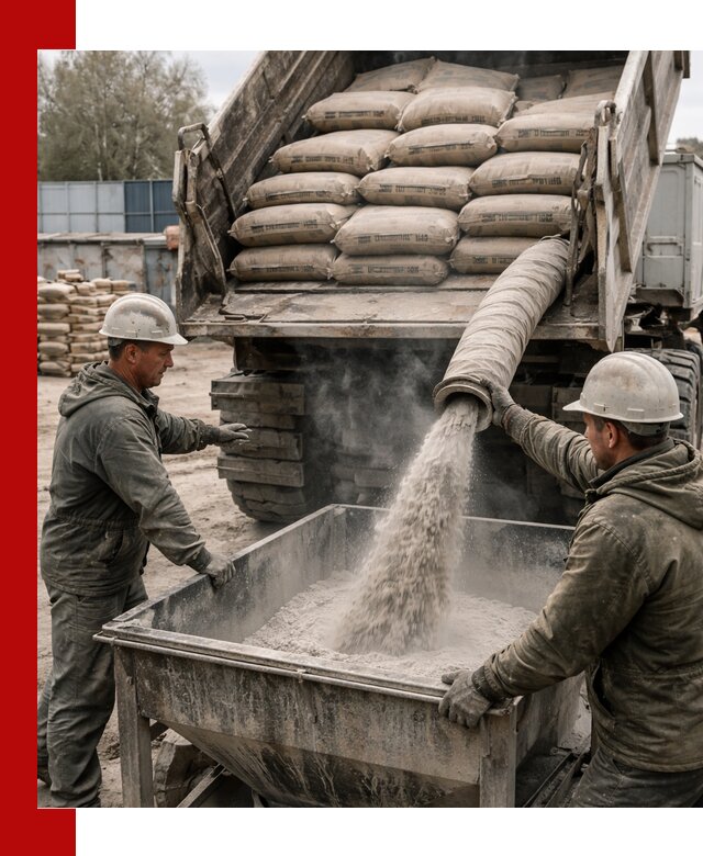 Доставка цемента М400 в Учалах оптом и в розницу