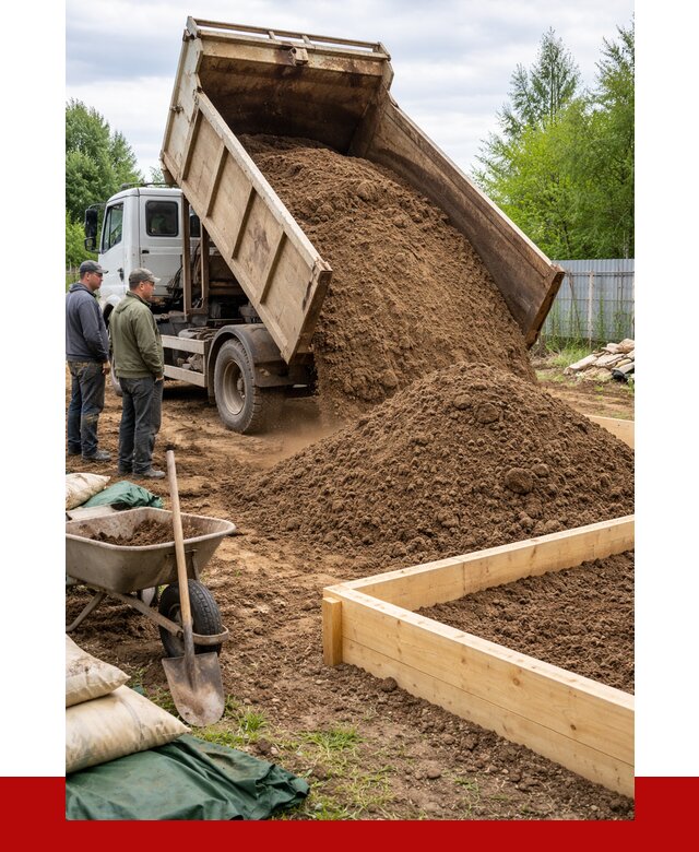 Торфо песчаная смесь в Учалах с доставкой от 1881 р. | ПРОНЕРУДЧлы