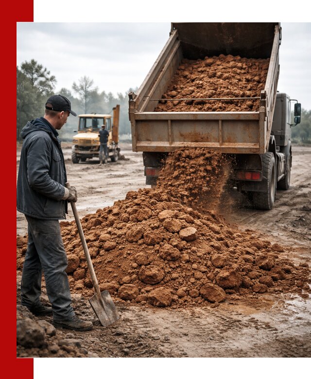 Глина для засыпки в Учалах с доставкой самосвалами