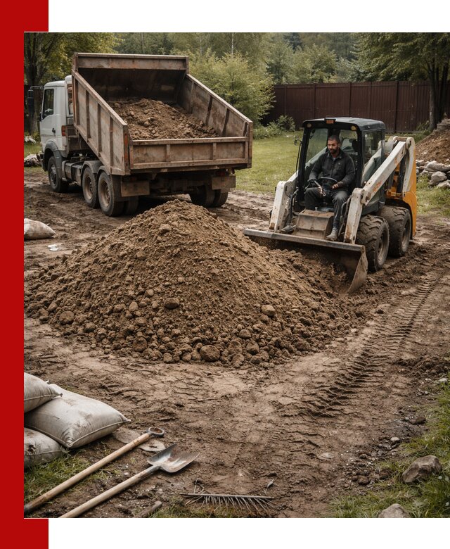 Суглинок для планировки участков в Учалах с доставкой и выгрузкой