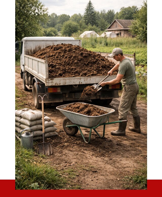 Купить коровий навоз с доставкой в Учалах от 1830 р. | ПРОНЕРУДЧлы