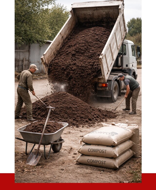 Купить компост в Учалах от 4270 р. за куб с доставкой | ПРОНЕРУДЧлы