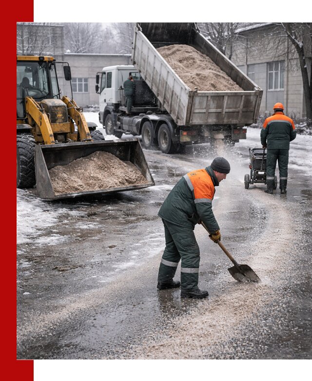 Реагент против гололеда с доставкой и нанесением в Учалах