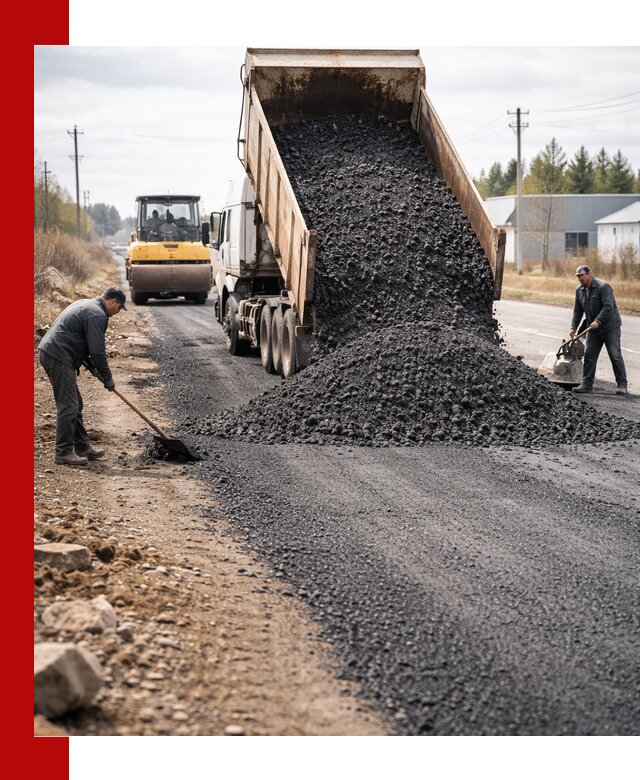 Асфальтовая крошка для дорог в Учалах — поставка и доставка