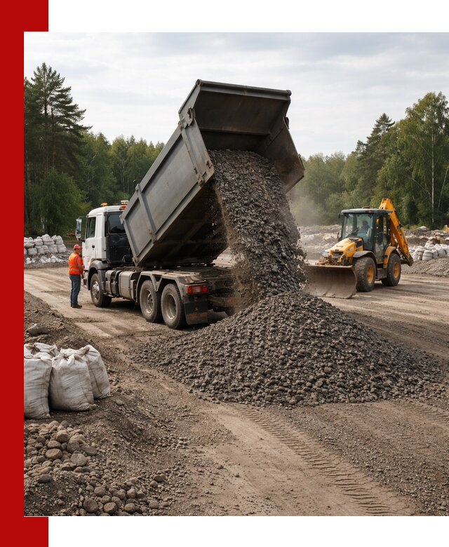 Доставка дробленого асфальта в Учалах для дорожных работ