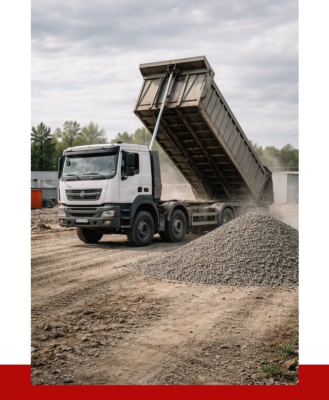 Доставка самосвалом 40 кубов в Учалах от 9150 р. | ПРОНЕРУДЧлы