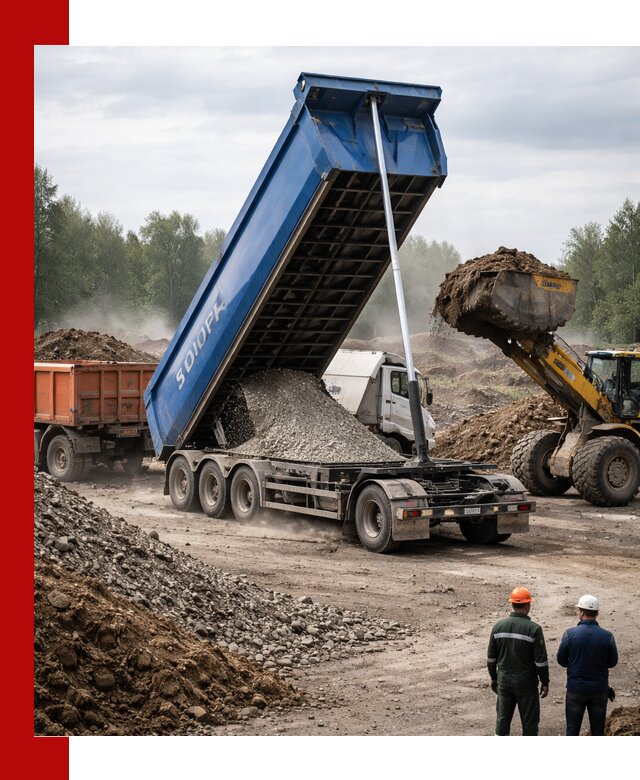 Аренда тонар 40 тонн в Учалах с доставкой материалов