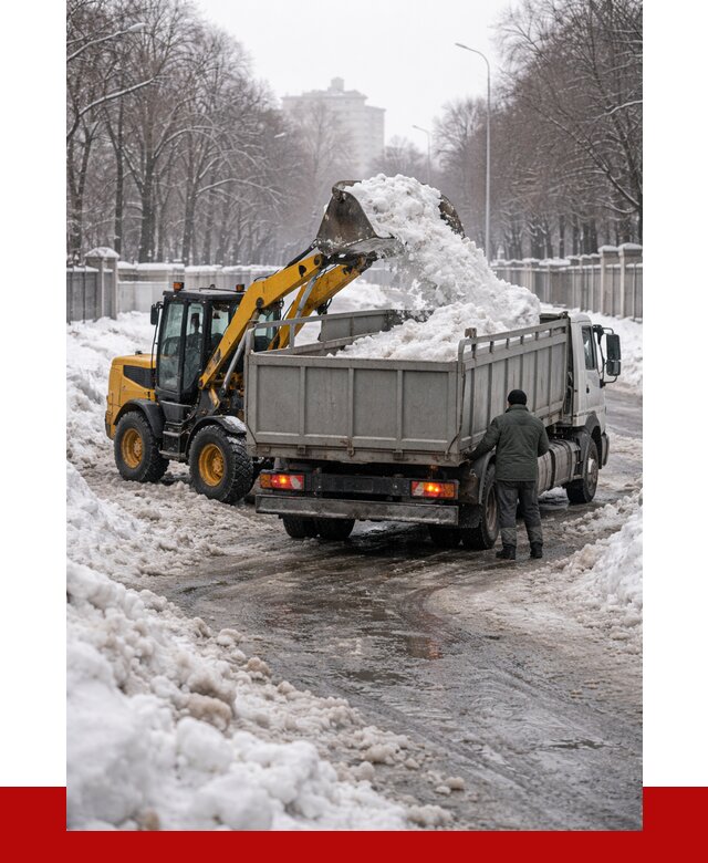 Вывоз снега с погрузкой в Учалах от 3558 р. ПРОНЕРУДЧлы