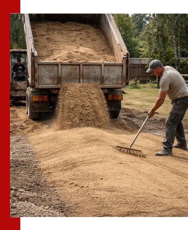 Отсыпка участка песком в Учалах быстро и качественно