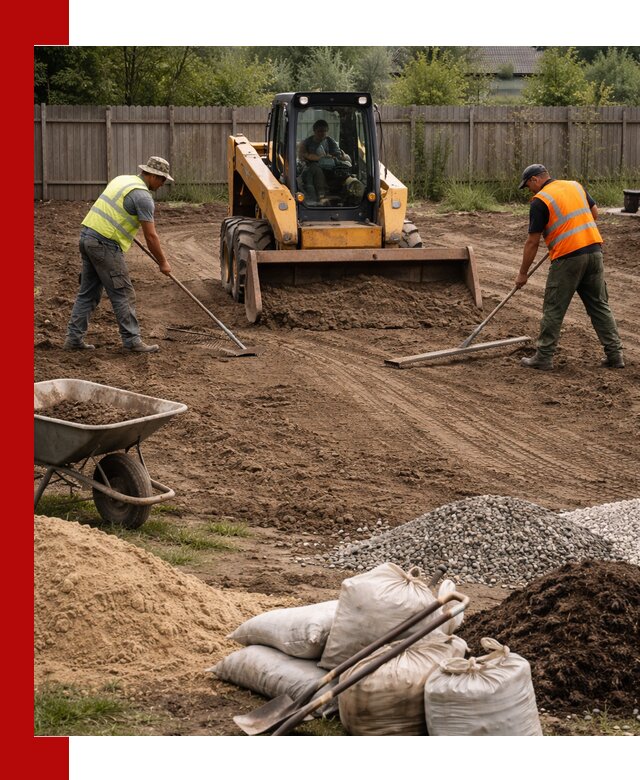 Выравнивание участка под строительство и благоустройство в Учалах