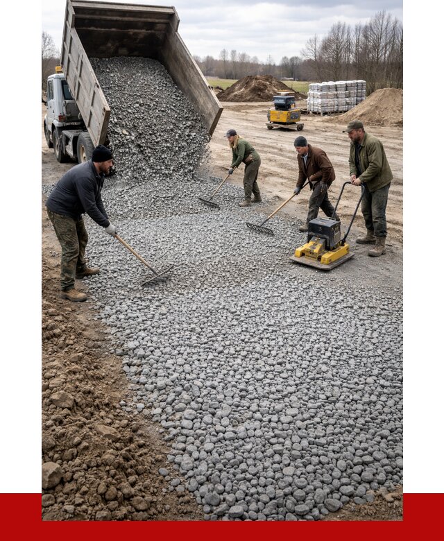 Устройство щебеночной подушки в Учалах от 4575 р. ПРОНЕРУДЧлы